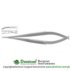 Micro Scissor Curved Stainless Steel, 16 cm - 6 1/4"